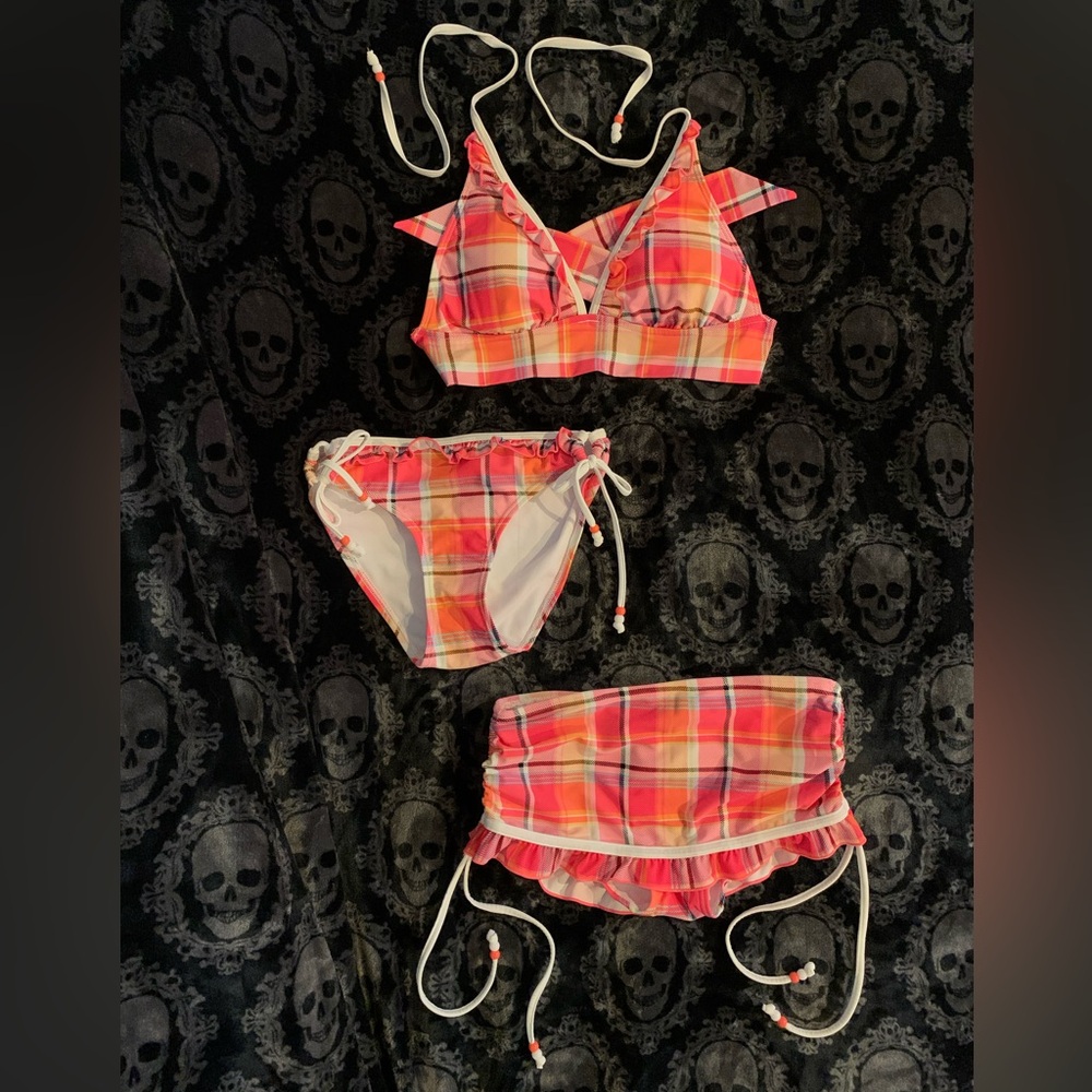 La Vie En Rose three piece swim set